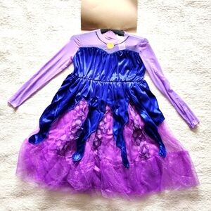 New Disney little Mermaid Villains Ursula dress/ Halloween costume, size 7/8